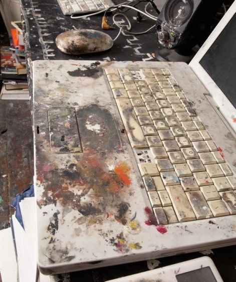 Egy festőművész laptopja 😮