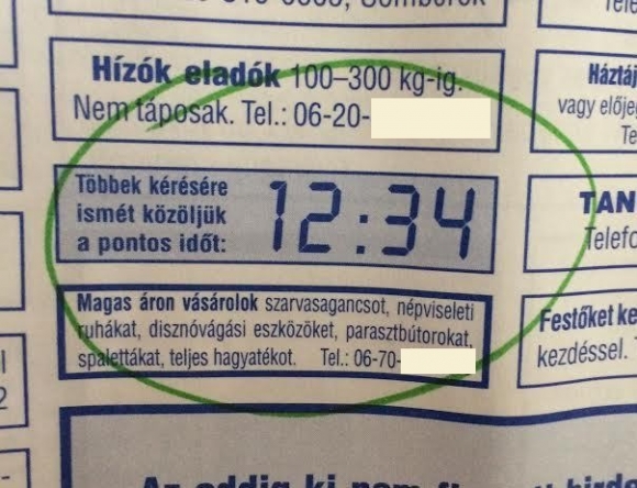 Ilyen hirdetések mennek Mohácson 🙂