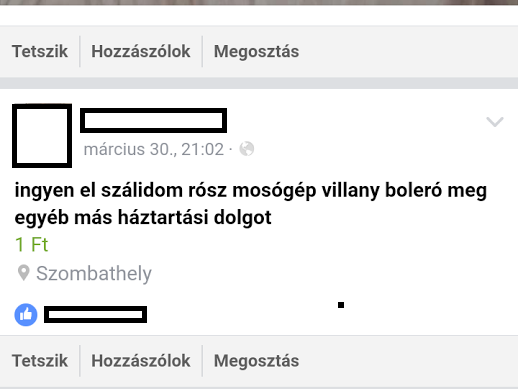 Egy ingyenes ajánlat