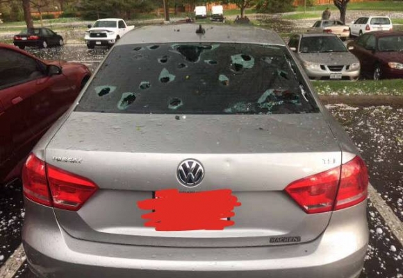 Pusztított a jégeső