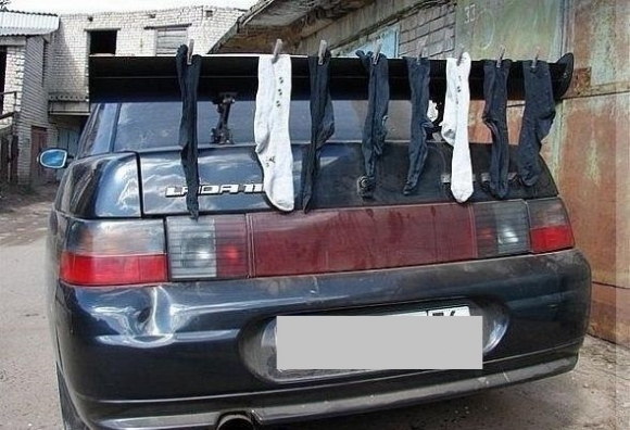 Tuning hátsó szárny