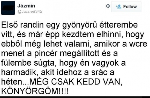 Amikor a pincérnek is megtetszik a hölgy