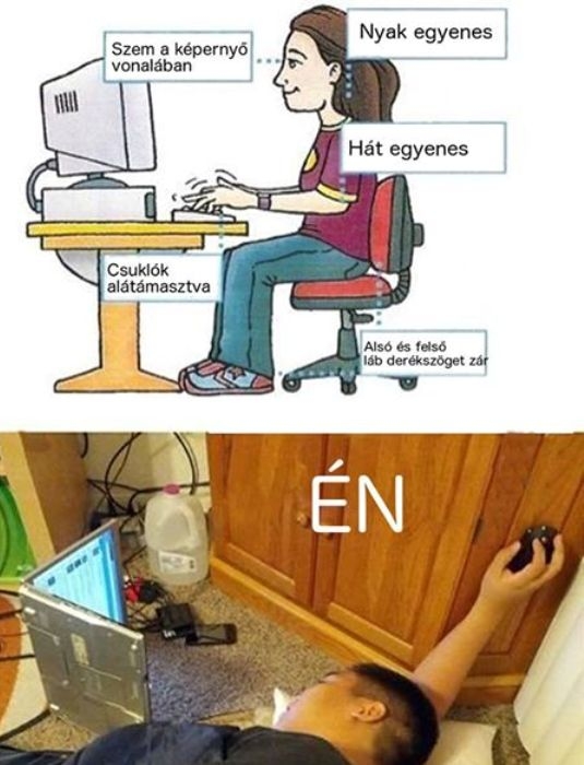 Fontos a helyes testartás...