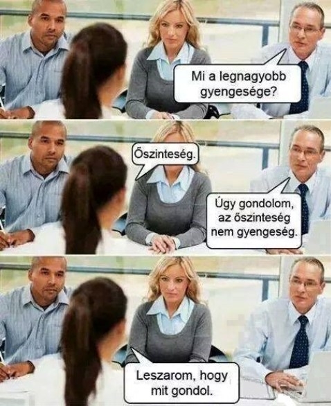 Eközben egy állásinterjún...