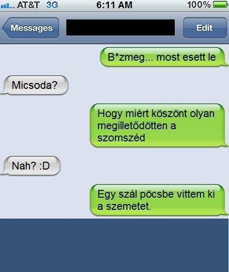 Egy húzós péntek éjszaka után...