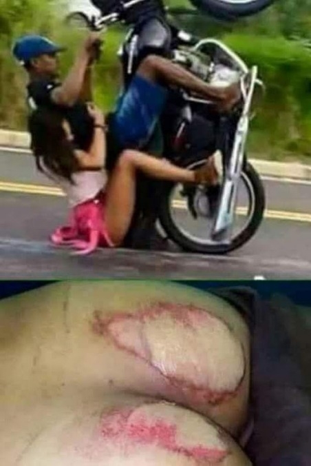 Képzeld, tegnap voltunk motorozni...