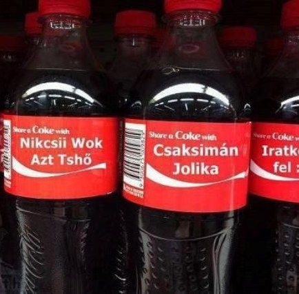 Most ilyen nevek fognak felkerülni a palackra