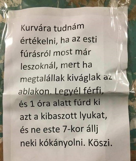 Kezdi már nagyon unni...