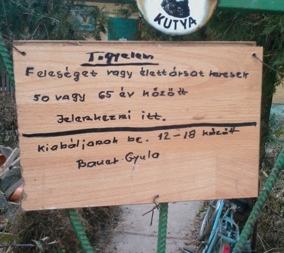 Társkeresés - vidéki verzió