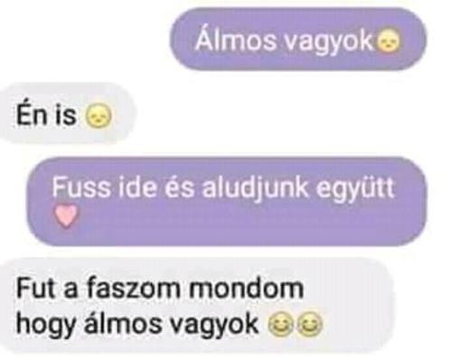 Egy romantikus üzenet váltás