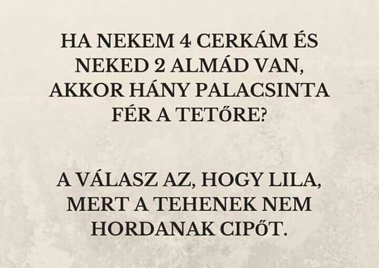 Ahogy a matekot értem...