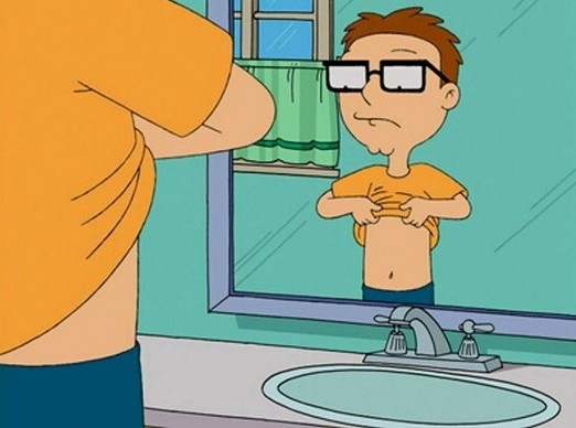 Amikor 10 felülés után megnézed, hogy kockás-e már a hasad