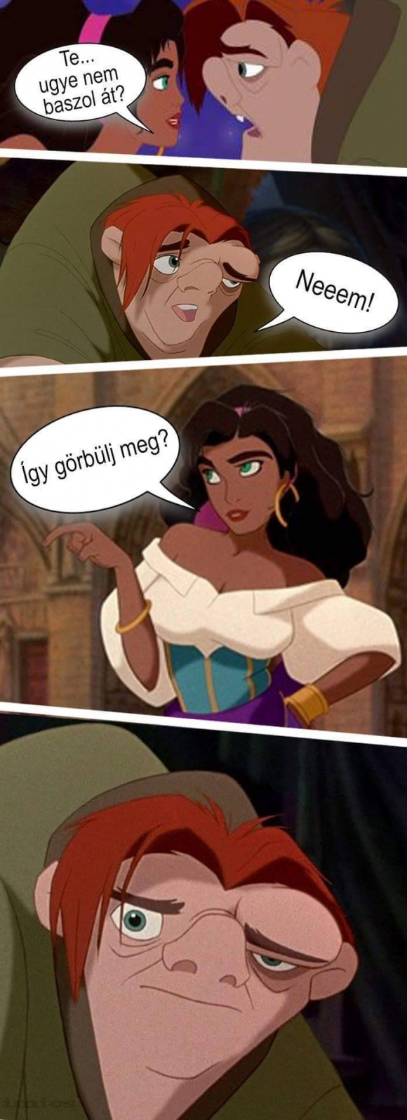 Esmeralda faggatja a púpos harangozót