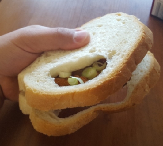 Kalória csökkentett rántott húsos szendvics