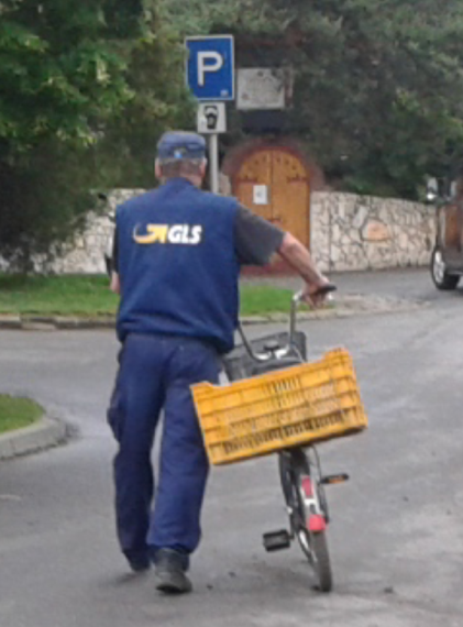 Munkában egy GLS alkalmazott