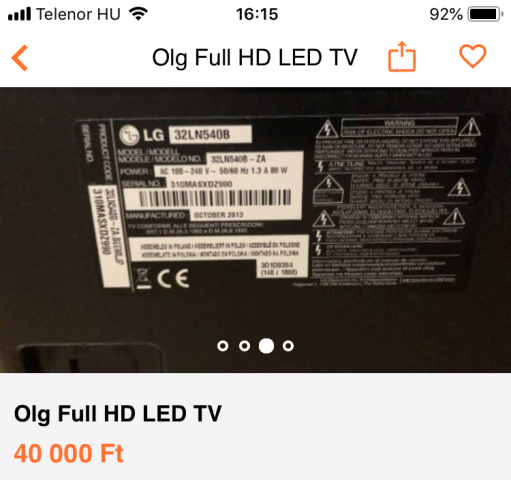 Egy jó OLG tv-t valaki?