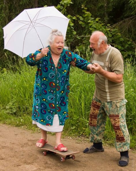 Amikor a nagyinál hagyod a gördeszkádat...
