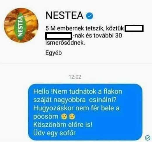 Befutott egy kérés a jegesteát gyártó céghez