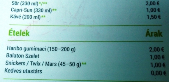 Fogyassza el Kedves útitársát ingyen!