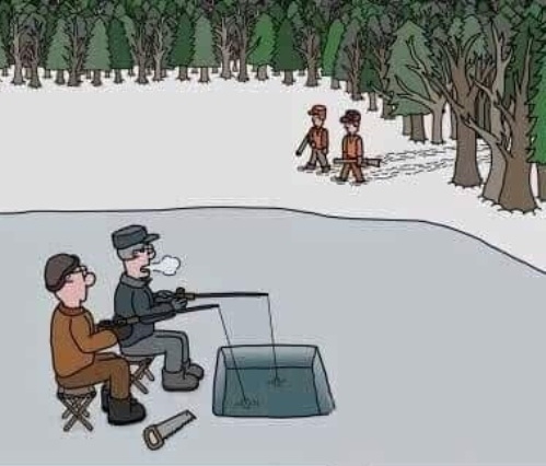 Melyik idióta megy ilyen időben vadászni?!