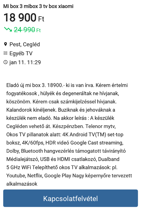 Nyílt és őszinte...