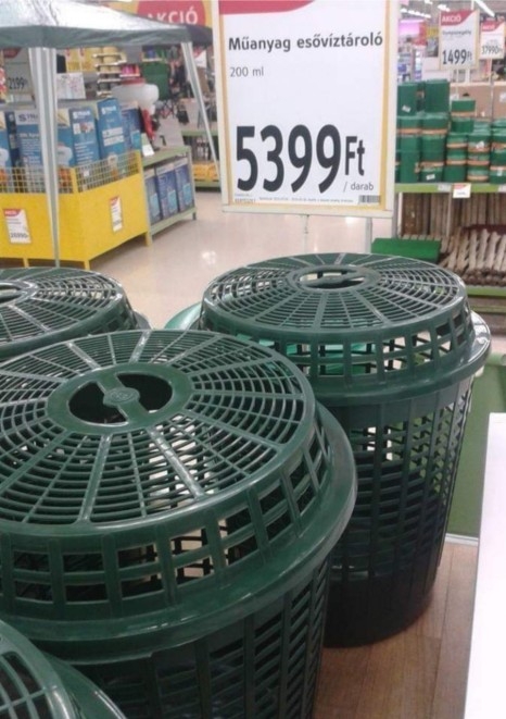 Műanyag esővíztároló 😮