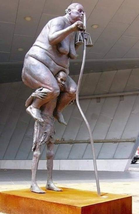 Dánia - A korrupció szobra