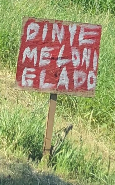 Tessék csak tessék!Eladó a dinye!