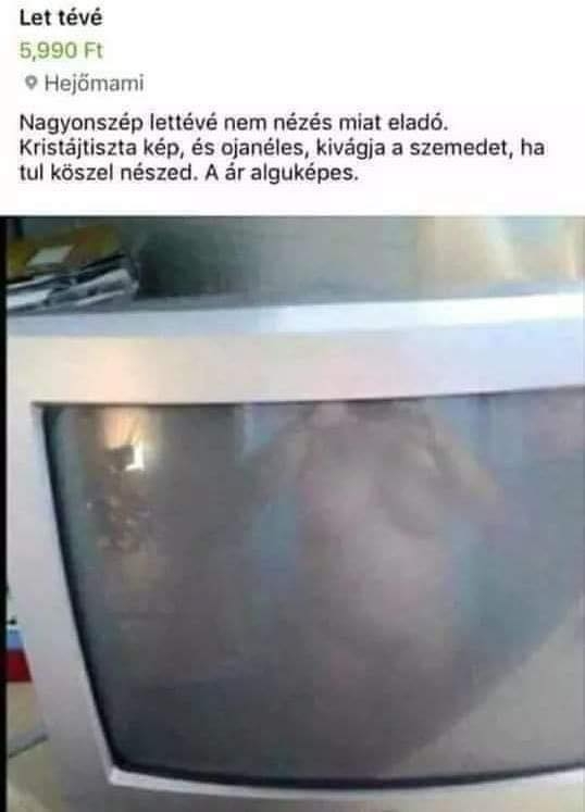 Befutott a nap hirdetése