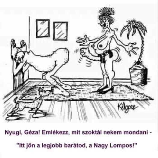 Megfordult a világ, ma Aranka dugja Gézát!