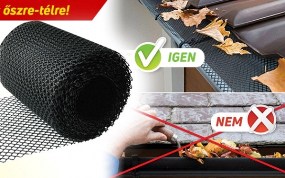 Itt az őszi levélhullás - Védd az ereszcsatornád!