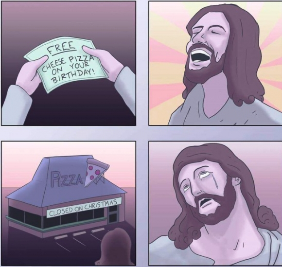 Amikor Jézus kap születésnapi ajándékutalványt