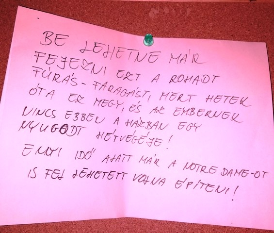 Kissé elhúzodnak a munkálatok...