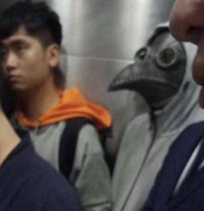 Reggel a kínai metrón