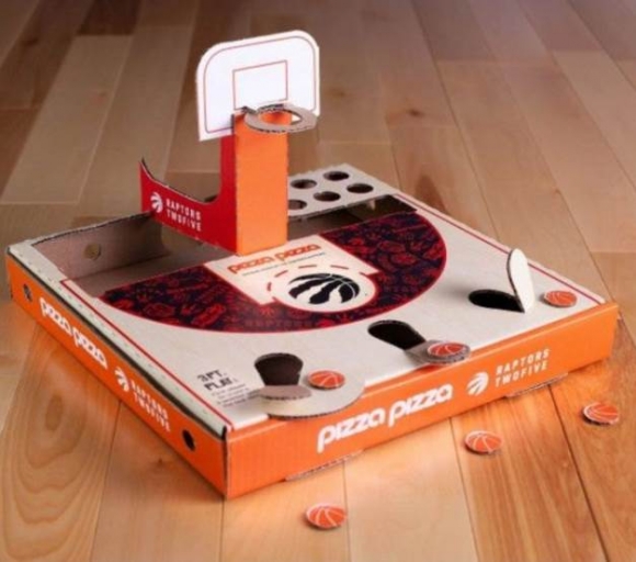 Kreatív pizzás doboz