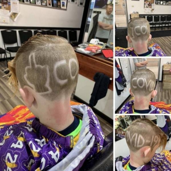 Üzent a kissrác a vírusnak