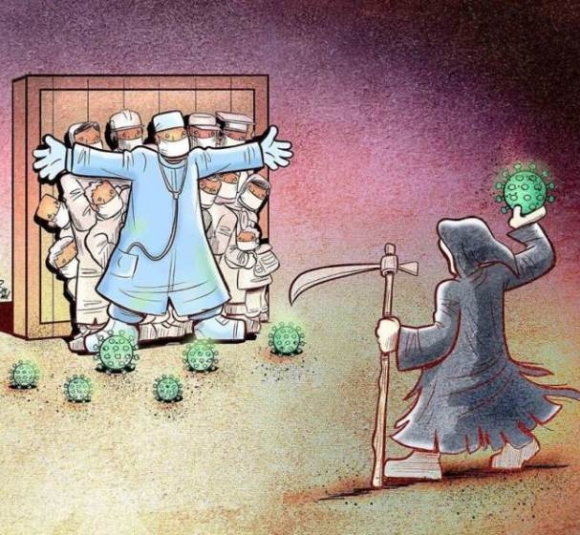 Tisztelet az egészségügyi dolgozóknak!