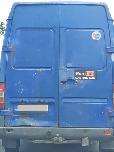 PornHub casting car